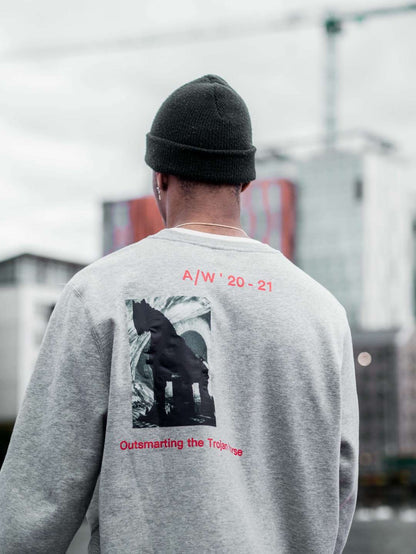 "Outsmarting the trojan horse" Remz sweatshirt