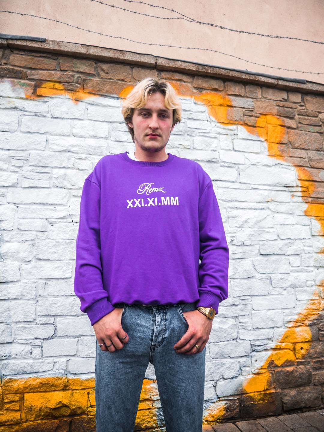 Purple Remz  Sweatshirt