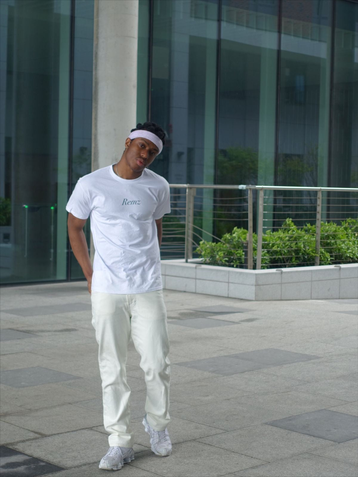 Remz White T-shirt