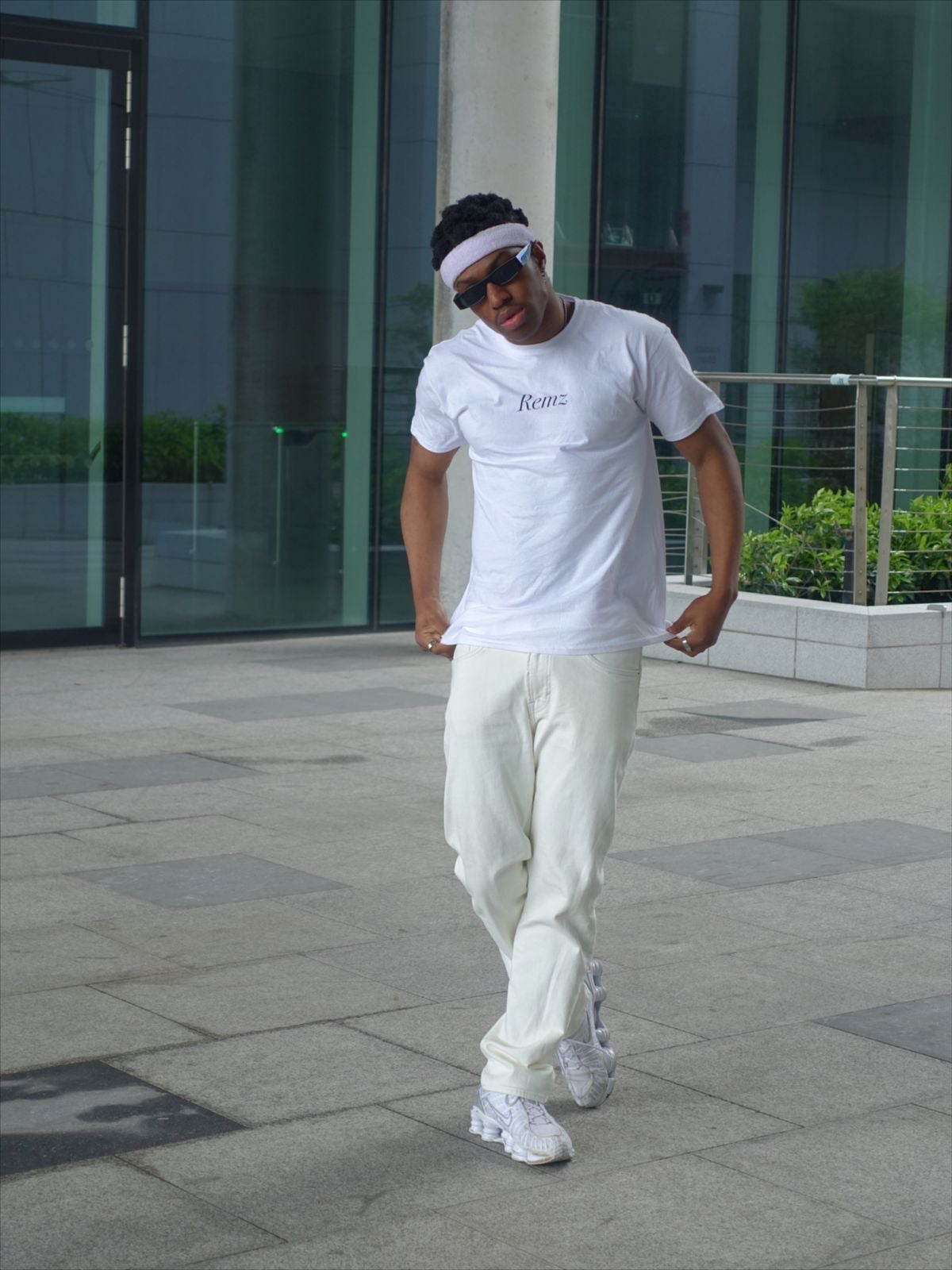 Remz White T-shirt